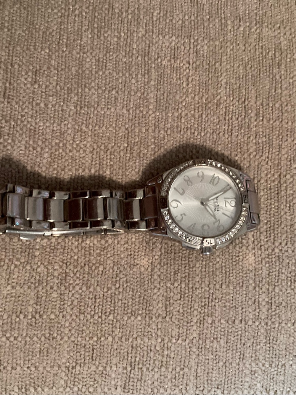 Silver Crystal-Accent Women's Bracelet Watch